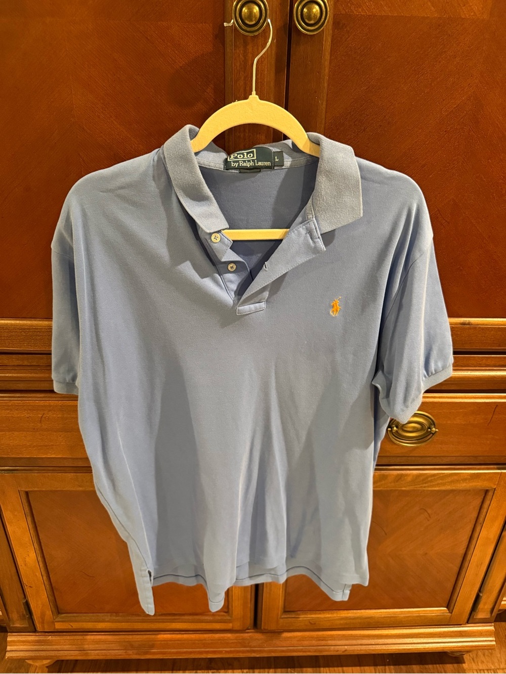 Ralph Lauren Men’s Light Blue Polo with Pony